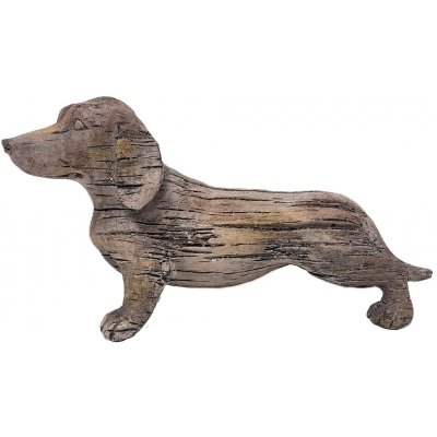 Pes jezevčík dřevěný design – Zboží Dáma