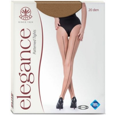 Elite PENELOPE se zadním švem 1778 tělová středně světlá – Zboží Dáma