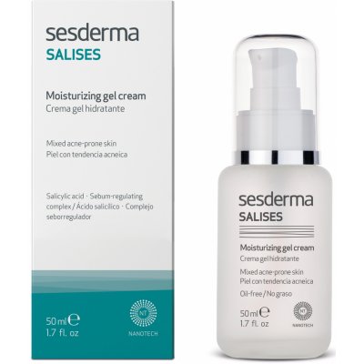 Sesderma Salises hydratační gelový krém pro mastnou pleť se sklonem k akné Oil-Free Salicyl Acid 50 ml