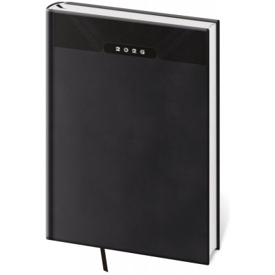 Print classic A4 denní 2026 černý – Zboží Dáma