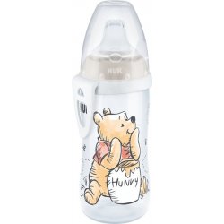 NUK FC Láhev PP Active Cup Disney - Medvídek Pú, 300 ml bílá