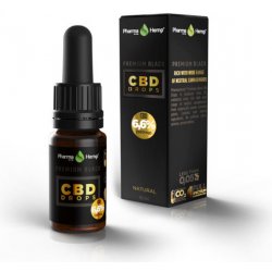 Pharma Hemp CBD Drops Premium Black 6,6% 10 ml