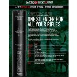 A-TEC OPTIMA 50 pro ráže do .30" 7,62mm na závit 5/8"-24 – Sleviste.cz