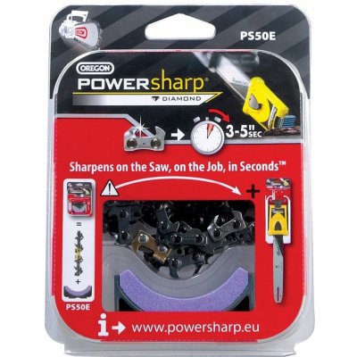 Oregon Řetěz PowerSharp 3/8" 1,3mm - 40 článků PS40E + ostřící kámen PS40E