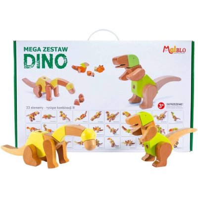 Malblo kreativní bloky vozidla velká sada Dino