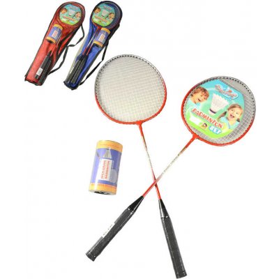 Badmintonový set pálka 65cm 2ks + míček ve vaku – Zboží Mobilmania