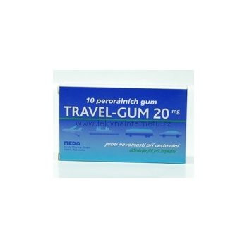 TRAVEL GUM POR 20MG GUM MND 10