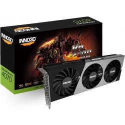 Inno3D GeForce RTX 4070 X3 OC 12GB GDDR6X N40703-126XX-185252L