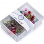 Ozdobné špendlíky s transparentní hlavičkou délka 40 mm – Zbozi.Blesk.cz