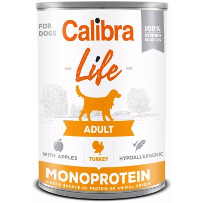 Calibra Life Dog Adult Turkey with Apples 400 g – Hledejceny.cz