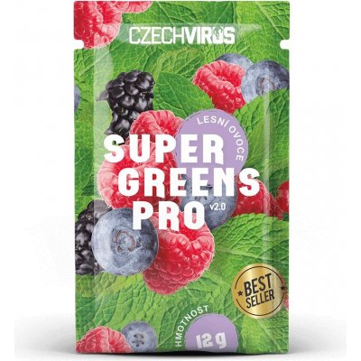 Czech Virus Super Greens PRO V2.0 lesní ovoce 12 g