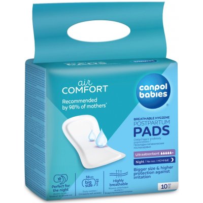 Canpol Babies Poporodní vložky noční ultra absorbent 10 ks – Zboží Dáma