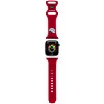 Hello Kitty Liquid Silicone Kitty Head Logo Řemínek pro Apple Watch 38/40mm Red – Zboží Mobilmania