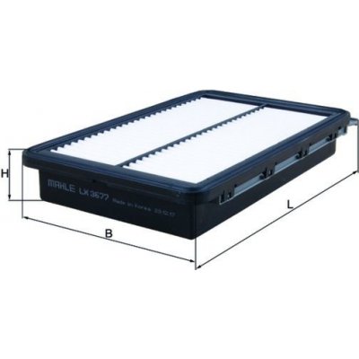 Vzduchový filtr MAHLE LX 3677 (LX3677) – Zboží Mobilmania