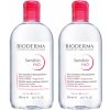 Kosmetická sada Bioderma Sensibio H2O micelární voda 2 x 500 ml dárková sada