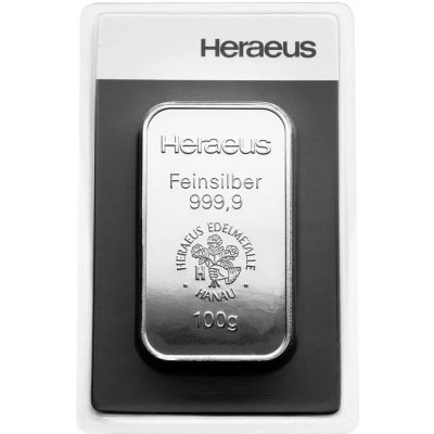 Heraeus stříbrný slitek 100 g – Sleviste.cz