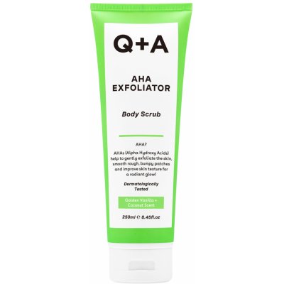 Q+A tělový peeling s Aha kyselinou 250 ml – Sleviste.cz