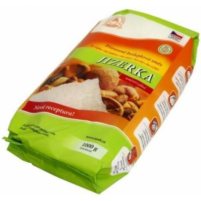 Jizerské pekárny Jizerka Přirozeně bezlepková směs univezální 1 kg – Zboží Dáma