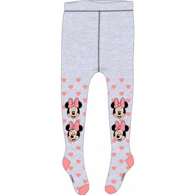 Eplusm Dívčí punčocháče MINNIE se srdíčky šedá – Zboží Dáma
