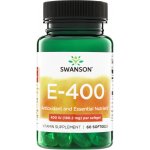 Swanson Vitamin E 400 IU 60 softgel kapslí – Hledejceny.cz