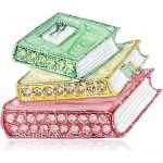 Flor de Cristal Elegantní Brož se Zeleným Drakem a Zirkony FE10840 – Zbozi.Blesk.cz