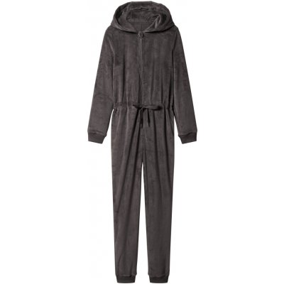 Esmara dámský plyšový overal tmavě šedý – Zboží Dáma