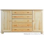 Drewmax prádelník z masivního dřeva borovice KD164 pacyg – Zboží Dáma