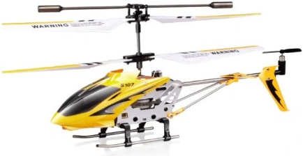 SYMA S107 yellow s gyroskopem nejodolnější mini vrtulník na trhu SYMA RC_305742 RTF 1:10
