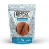 Pamlsek pro psa SIMPLY FROM NATURE Králičí stripsy s mrkví pro psy 80 g