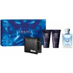 Versace Eau Fraiche Man EDT 100 ml + voda po holení 50 ml + sprchový gel 50 ml + peněženka dárková sada – Zboží Dáma