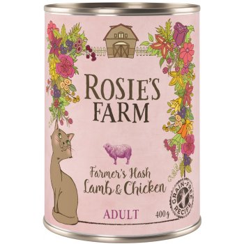 Rosie's Farm Adult jehněčí a kuřecí 6 x 400 g
