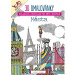3D omalovánky Města Relaxace a inspirace pro děti i dospělé – Hledejceny.cz