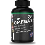 GF nutrition Omega 3 Cod Liver oil 180 kapslí – Hledejceny.cz