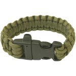 Highlander Paracord náramek s píšťalkou zelený – Zboží Mobilmania