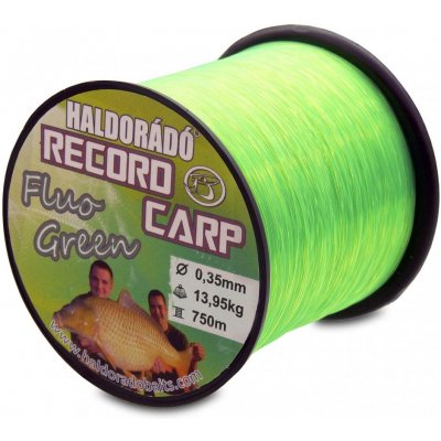 Haldorádó Record Carp Fluo Green 750m 0,35mm 13,95kg