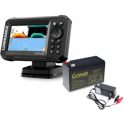 Lowrance eagle 5 se sondou splitshot + baterie a nabíječka – Zboží Mobilmania