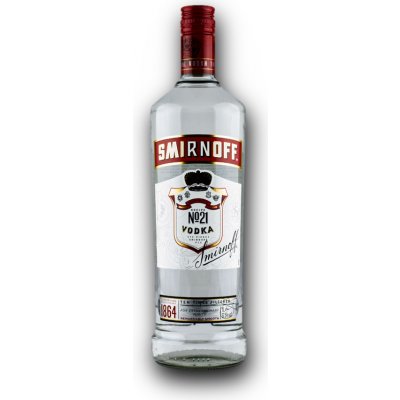 Smirnoff N°. 21 37,5% 1 l (holá láhev) – Sleviste.cz