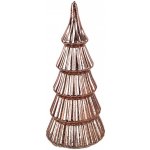 Bronzový svítící vánoční stromek Led Tree M Ø 12*24 cm Clayre & Eef – Hledejceny.cz