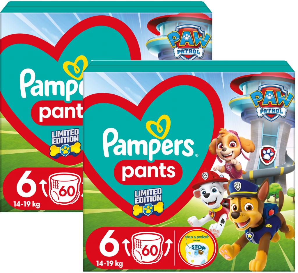 Pampers Active Baby Pants 6 2 x 60 ks