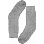 Pesail Alpaka vlněné ponožky s protiskluzem světle šedá – Zboží Dáma