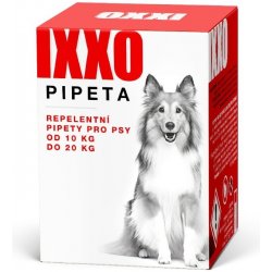 IXXO Repelentní pipeta pro psy od 10 do 20 kg 3 x 10 ml