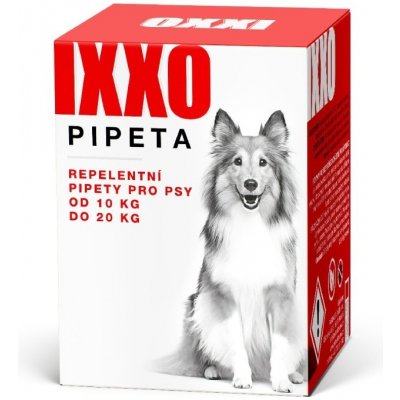 IXXO Repelentní pipeta pro psy od 10 do 20 kg 3 x 10 ml – Zboží Mobilmania