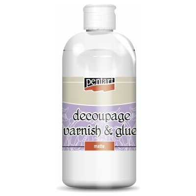 Pentart Lepidlo a lak na Decoupage matný 500 ml – Zboží Dáma
