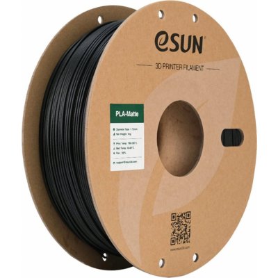 eSUN ePLA-Matte Black 1,75 mm 1000 g – Zboží Živě