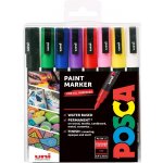 Uni Posca PC-3M 8 barev základní barvy – Zboží Živě