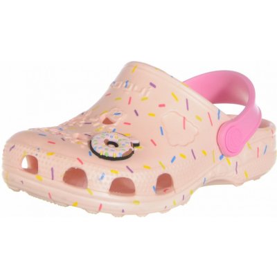 Coqui Little Frog 8701-280-4106 candy pink/dk. pink donut + amulet – Zboží Mobilmania