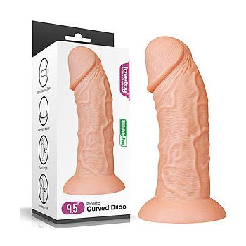 LoveToy Realistic Curved Dildo 9,5"