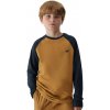 Dětské tričko 4F junior-LONGSLEEVE-JAW23TLONM138-74S-GOLD Žlutá