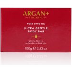 Argan+ tuhé mýdlo s olejem z damašské růže 100 g – Zboží Mobilmania