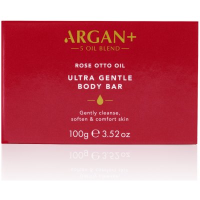 Argan+ tuhé mýdlo s olejem z damašské růže 100 g